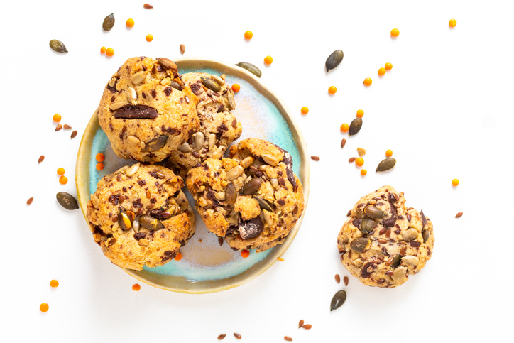 raw trail mix cookies