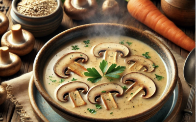 Holistic Nutrition: Immune-Boosting Creamy Mushroom Soup