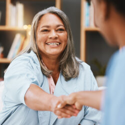 woman receiving holistic health care